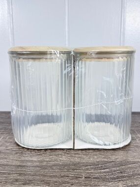 NEW Target Bullseye Playground Clear Glass Jars